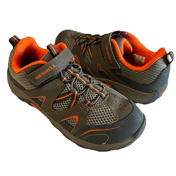 Merrell Trail Chaser Women 6.5  Hiking Trail ShoeBrown Orange Shoes MY57109 - Picture 3 of 11